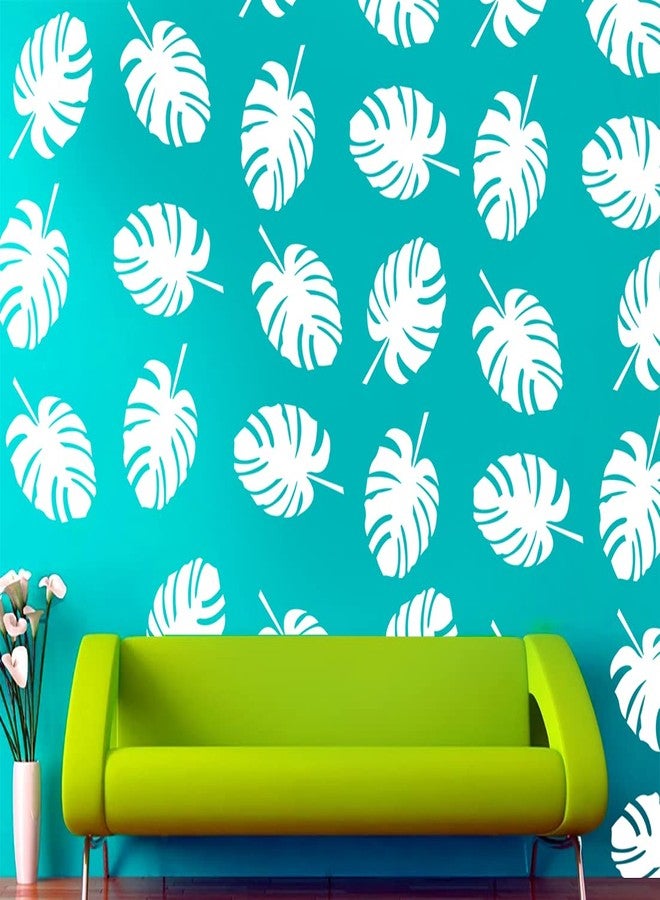 DECORNOW Reusable DIY Wall Stencil Painting, for Home Decoration Pack of 1, Size : (13 Inch x 13 Inch) - Image 1